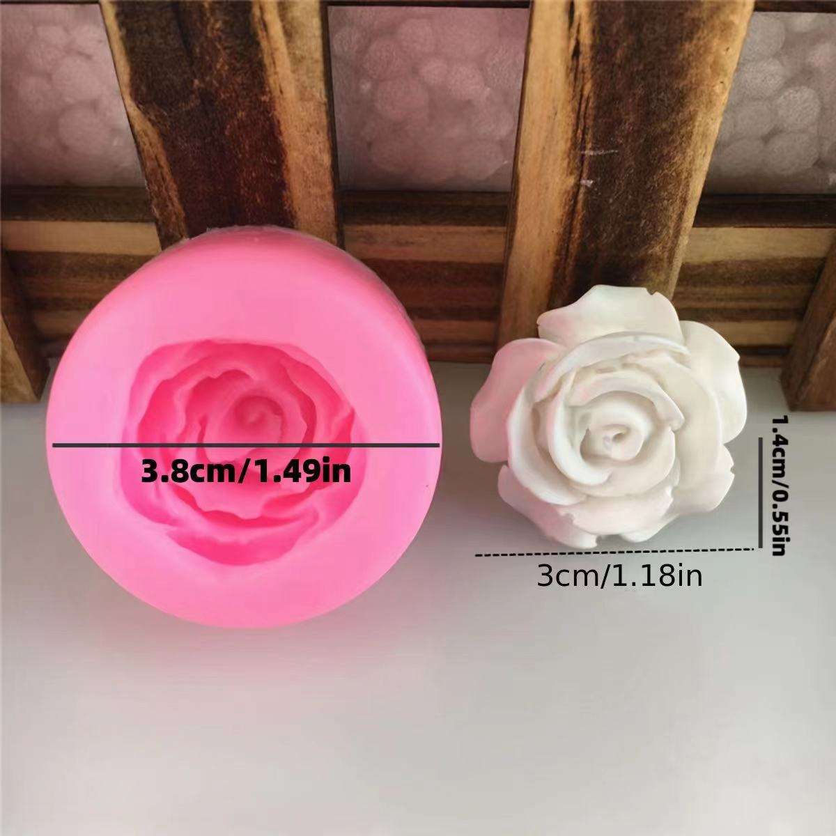 1pcs Rose Flowers Silicone Molds
