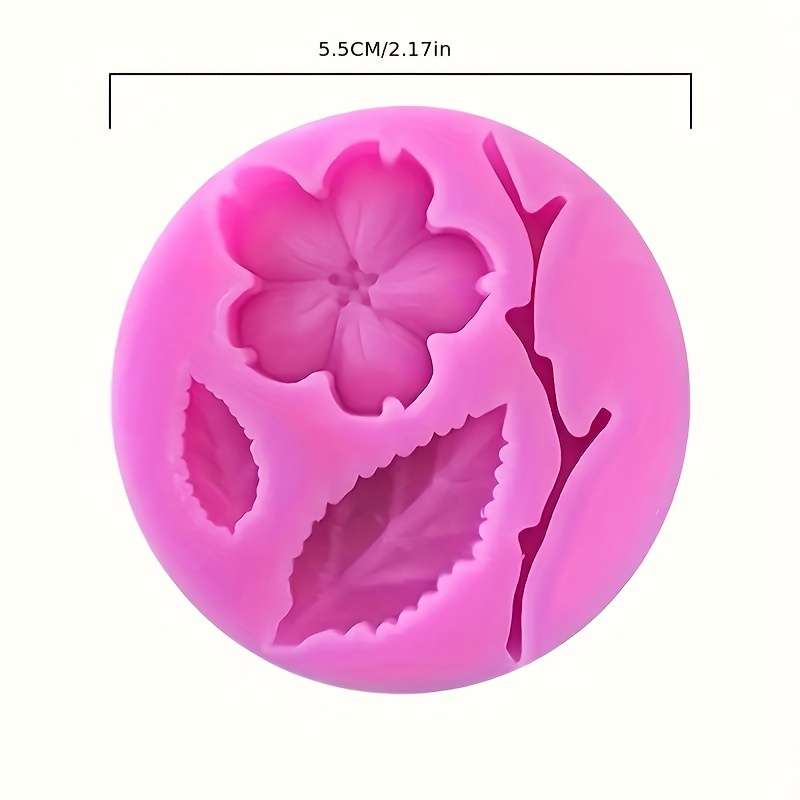 1pc Plum Blossom Silicone Mold