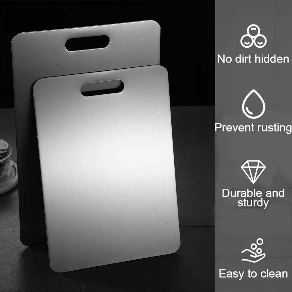 Premium Titanium Cutting Board - Double-Sided