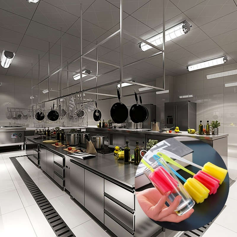 3pcs Multipurpose Kitchen Cleaning Sponge Set