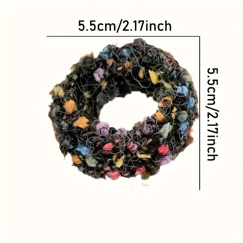 Cute Flannelette Hair Ties Set