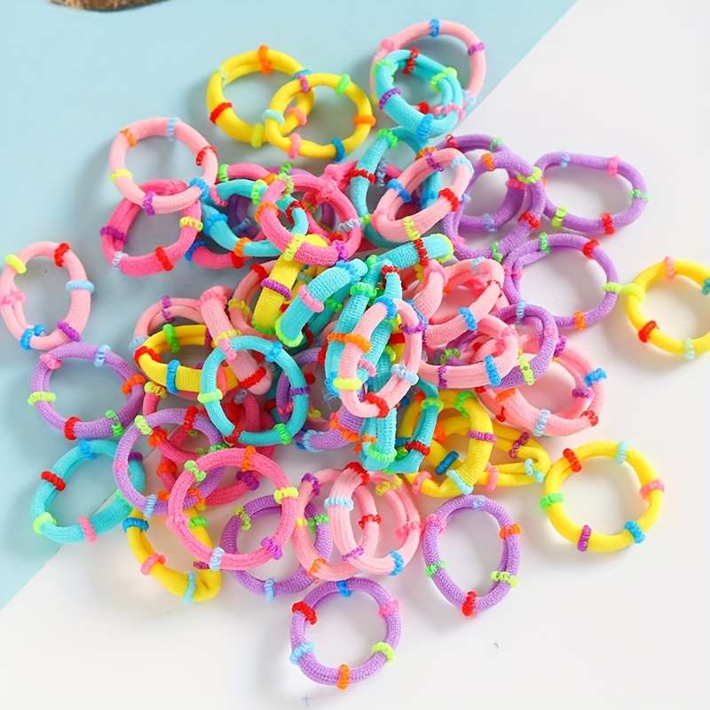 Colorful Elastic Hair Ties Set