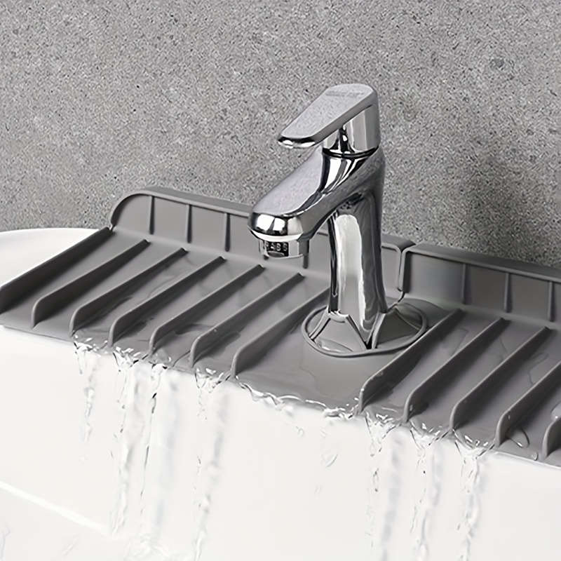 1pc Silicone Faucet Splash Guard -
