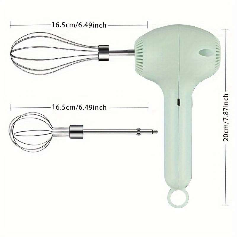 1pc Portable Cordless Electric Hand Mixer And Whisk
