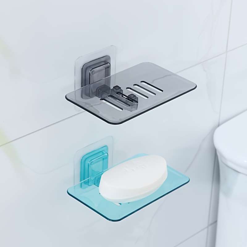 Crystal Clear Wall-Mounted Soap Dish