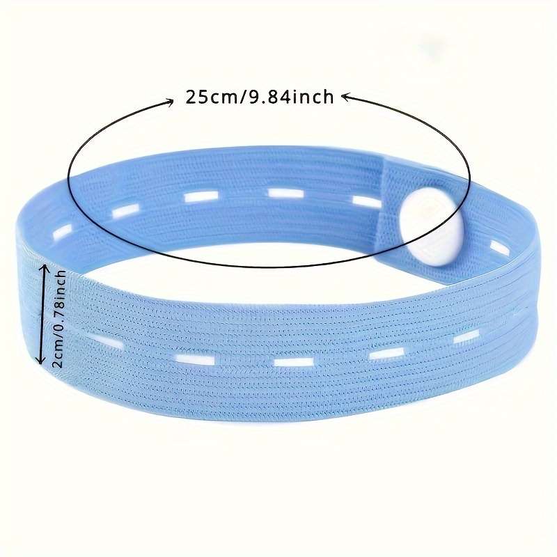 50pcs Sorting Bundling Elastic Bands With Button Closure