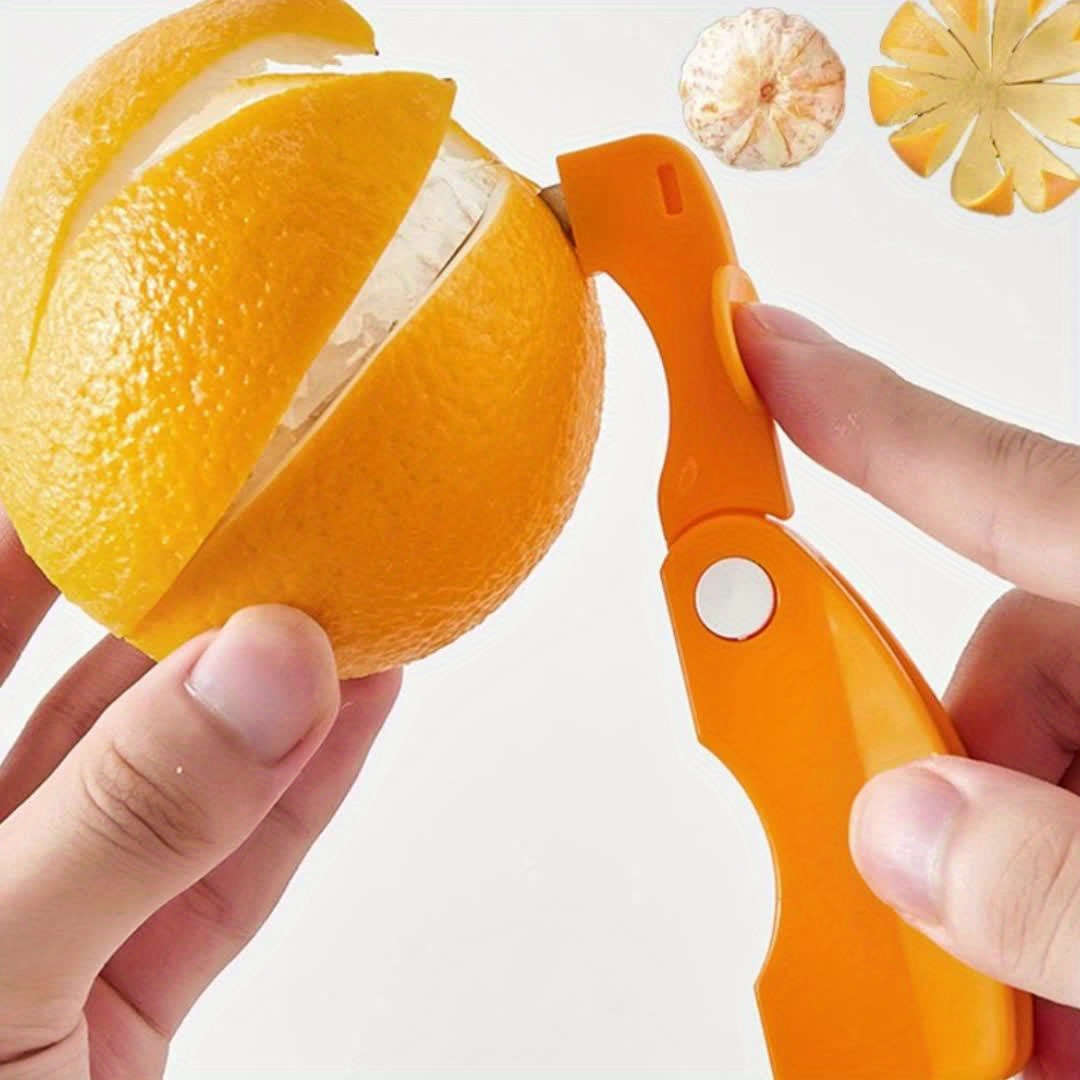 Easy-Grip Plastic Orange Peeler