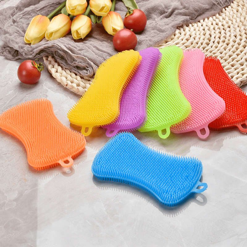 2-Pack Silicone Dishwashing Sponges