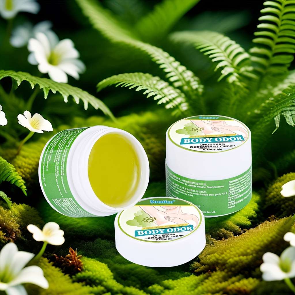 Sweat odor control cream