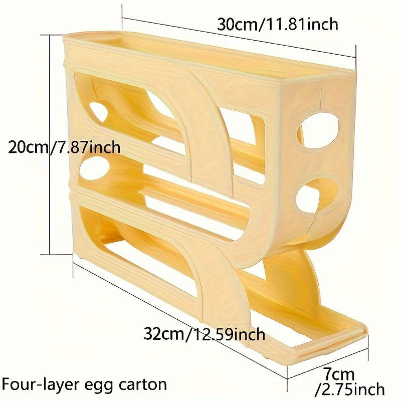 Innovative 3-Tier Egg Storage Rack For Refrigerator
