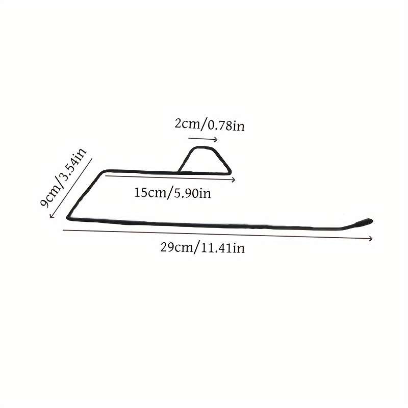 Black Stainless Steel Towel Rack