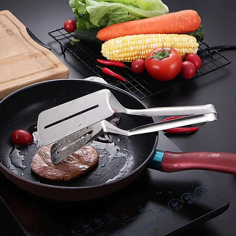 1pc Durable Stainless Steel Fish Spatula Clip