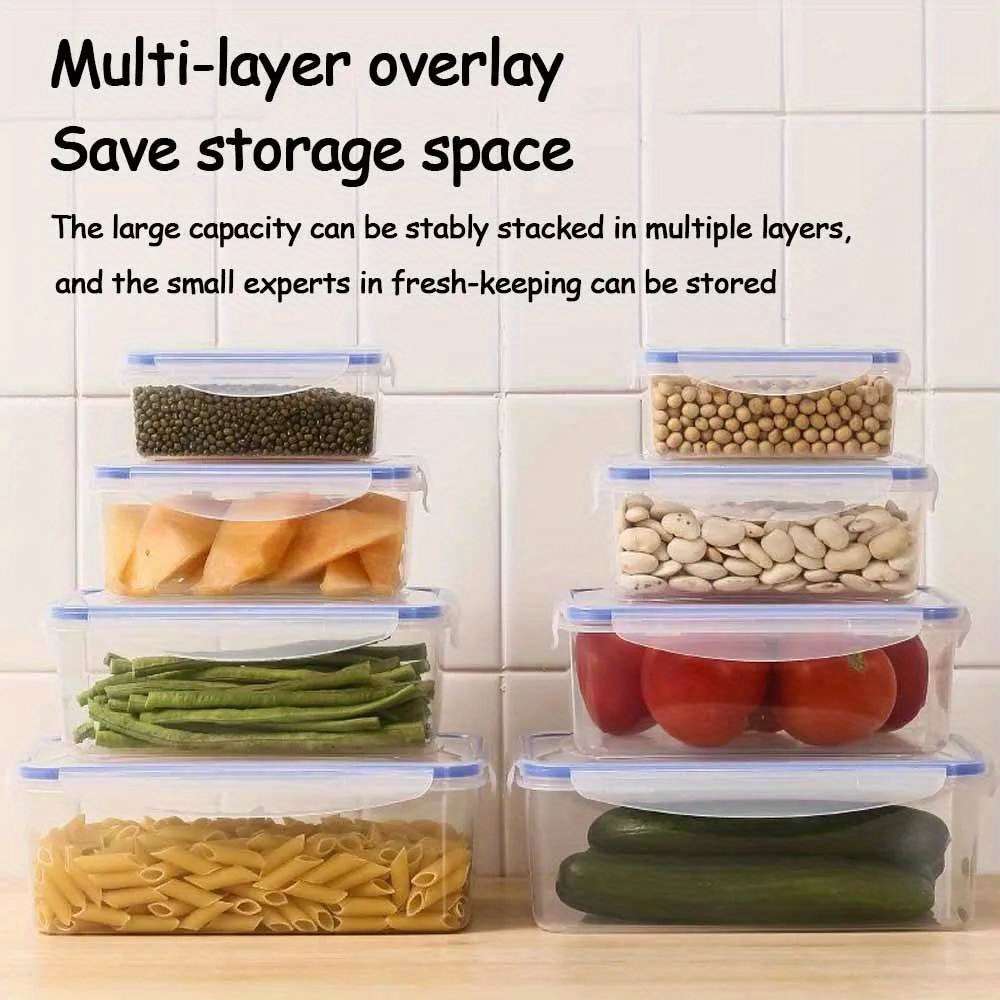 Leak-Proof Plastic Food Storage Containers