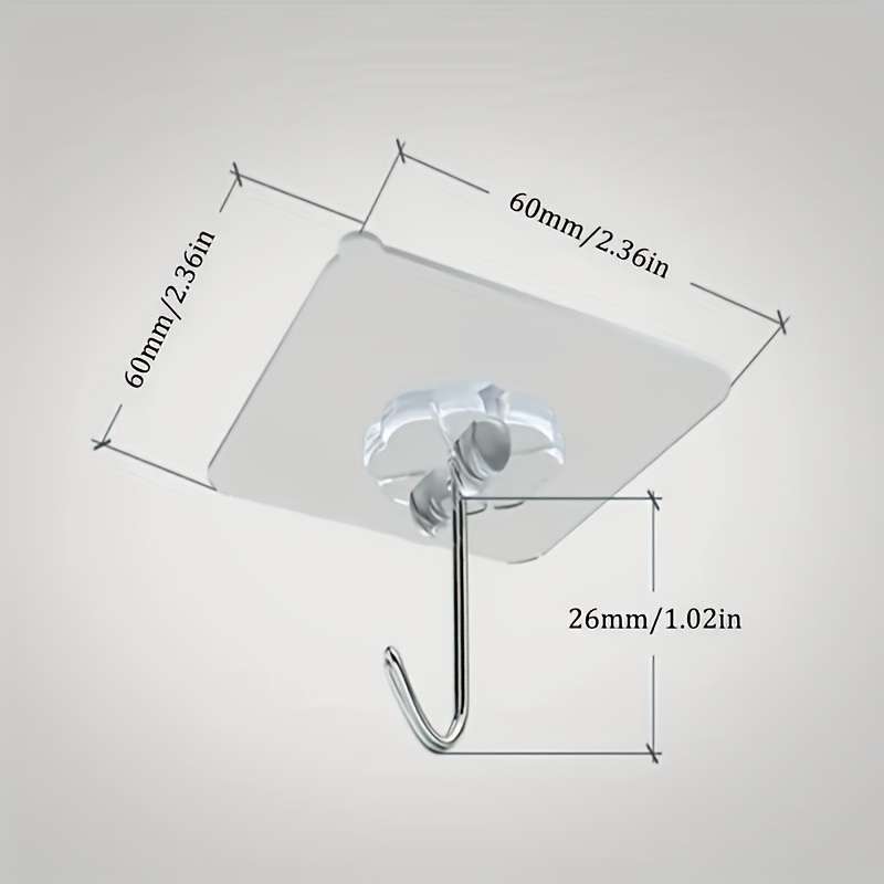 10pcs Traceless Punch-Free Wall Hooks