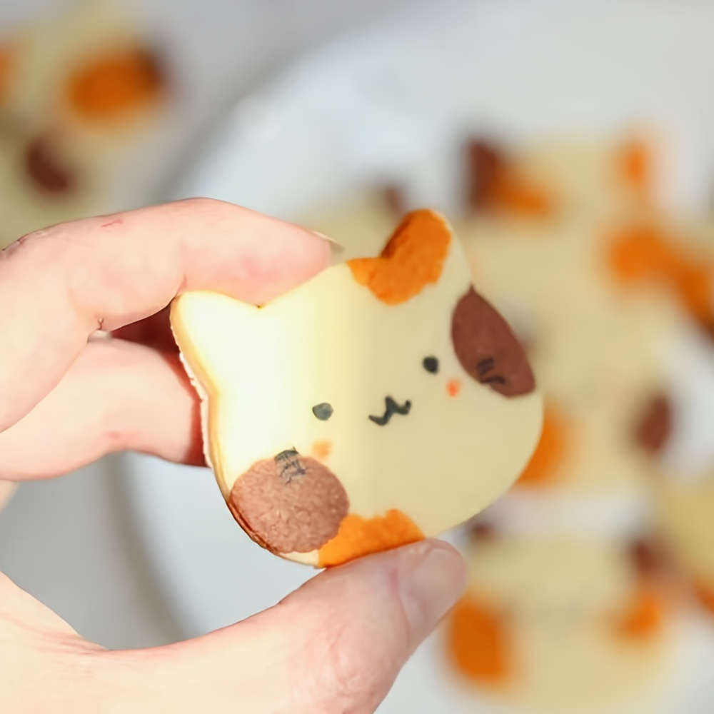 Adorable Cat-Themed Stainless Steel Cookie Cutters