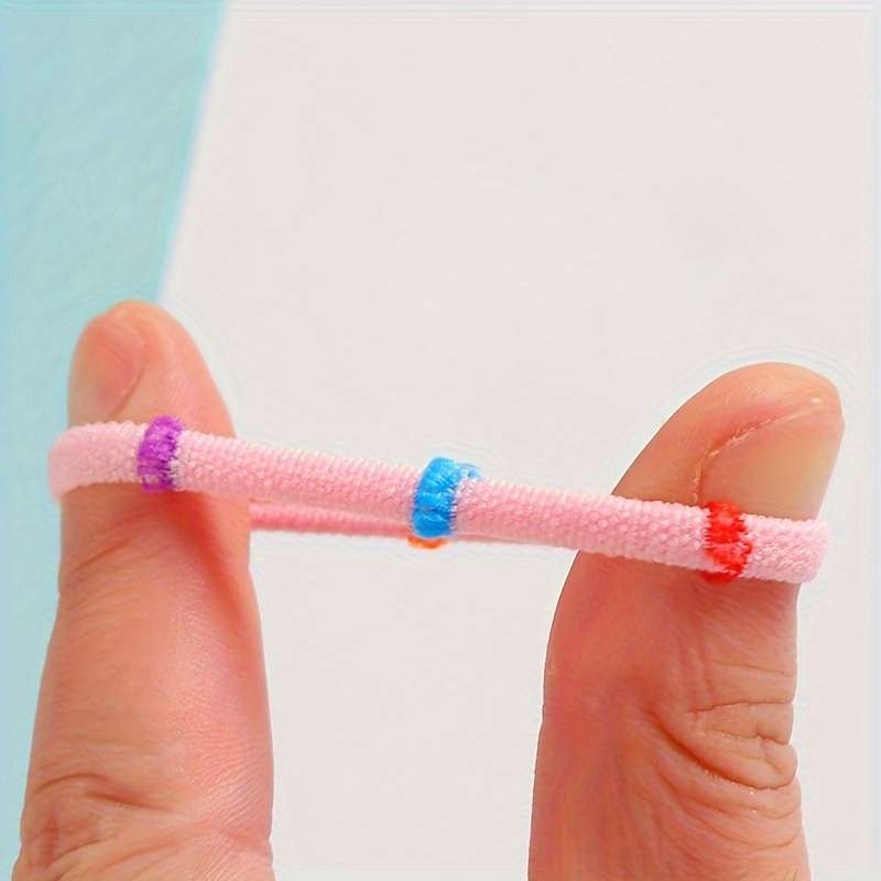 Colorful Elastic Hair Ties Set