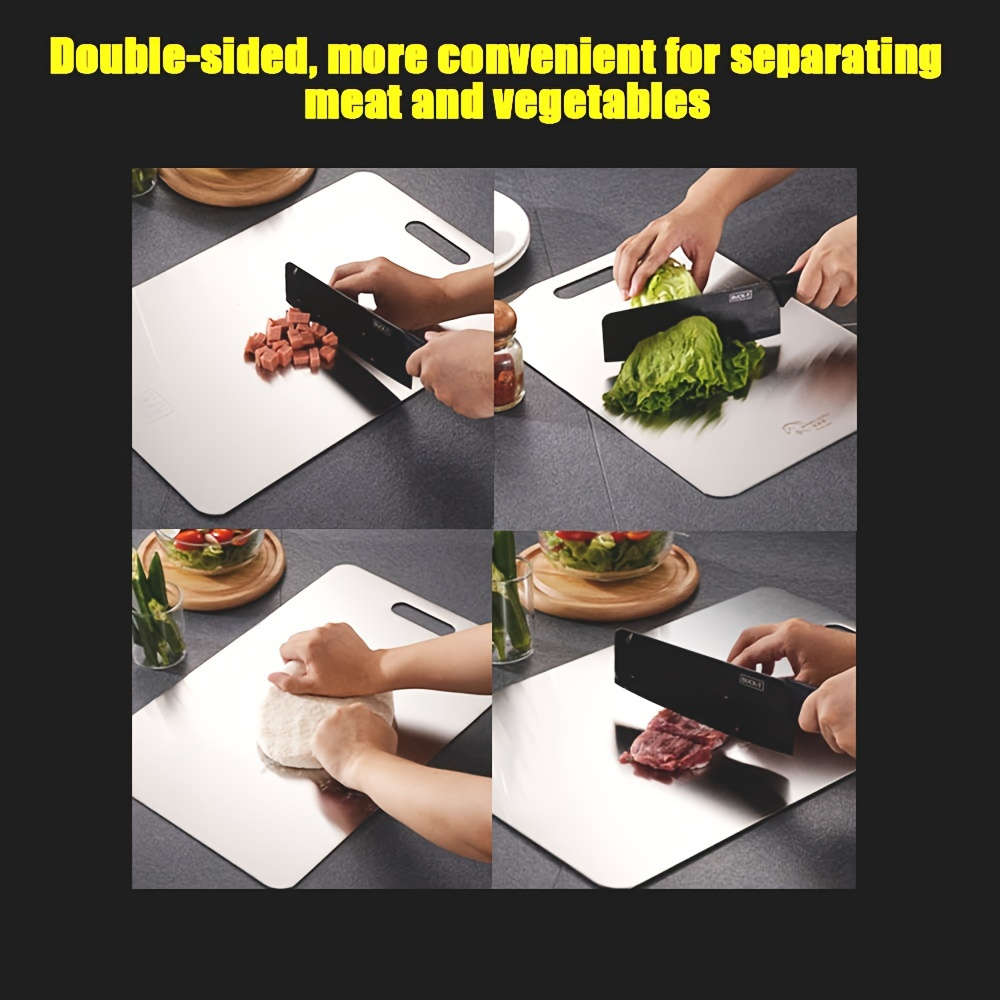 Premium Titanium Cutting Board - Double-Sided