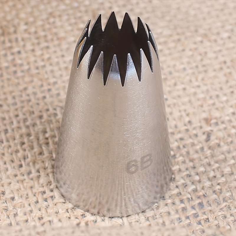 1pc Premium Stainless Steel 6B Piping Tips