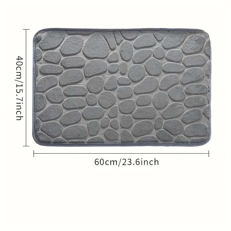 1-Pack Quick Dry Absorbent Bathroom Mats in Random