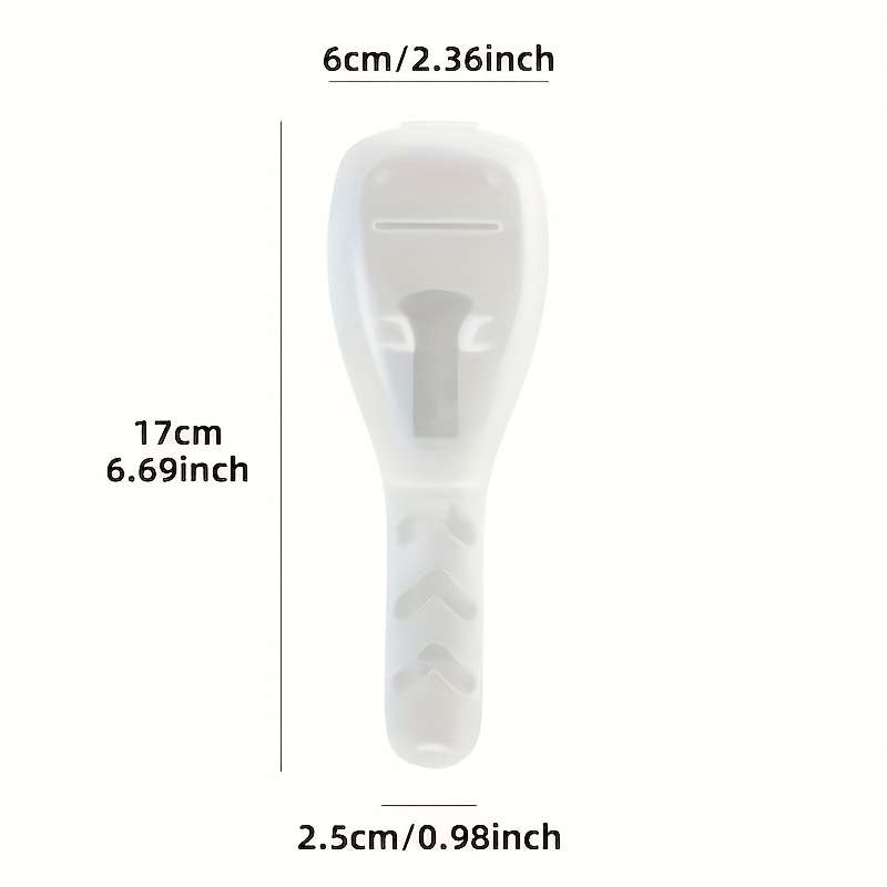 1pc Clear Travel Razor Case