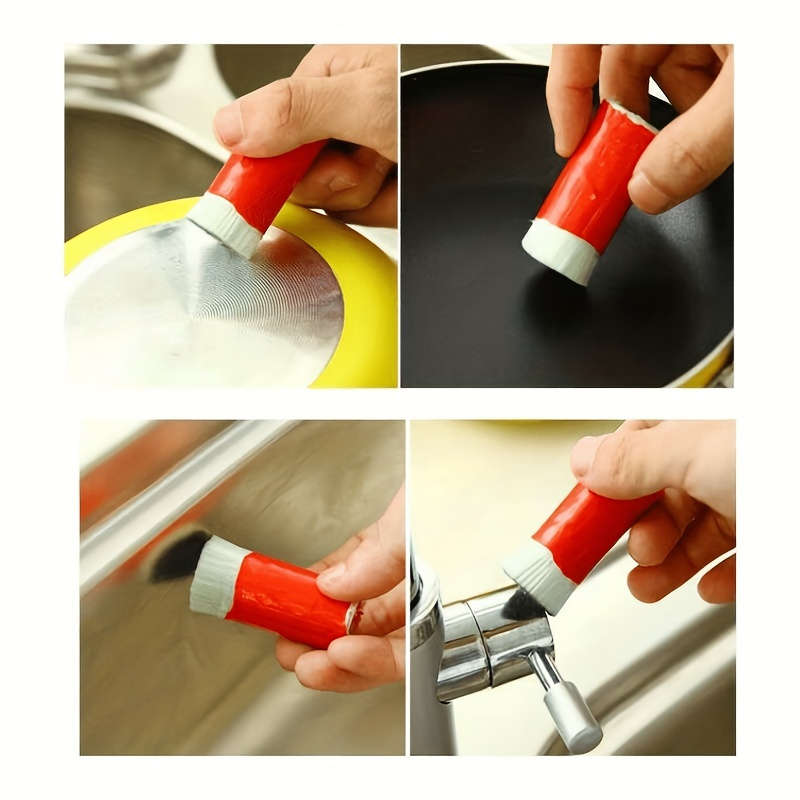 1pc Magic Plastic Pot Rust Remover Cleaning Brush Stick