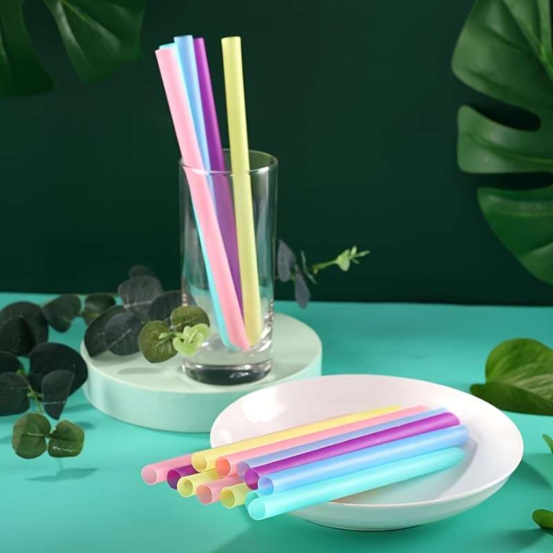 arge Drinking Straws Mixed Colors