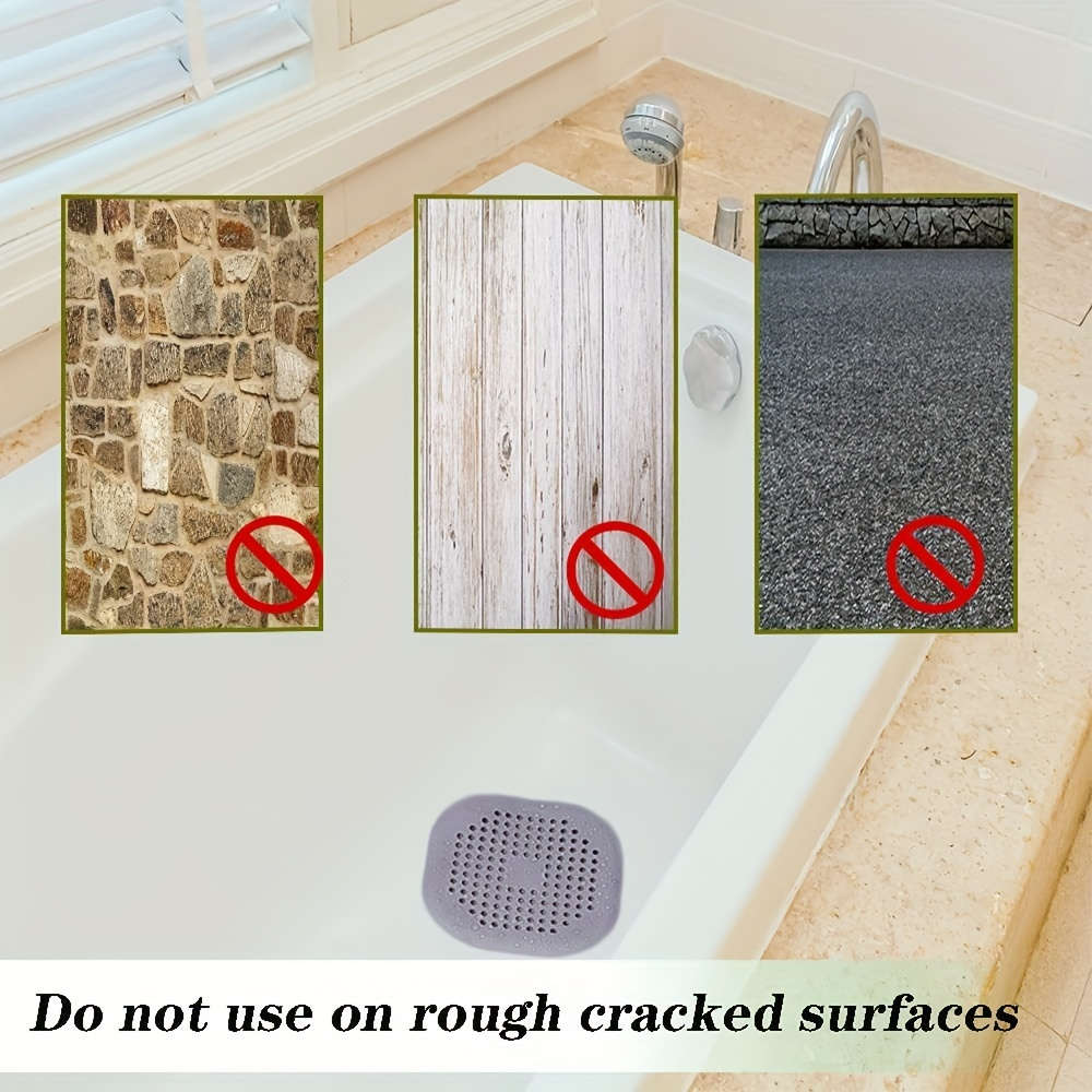 2 Silicone Drain Protector with Suction Cup