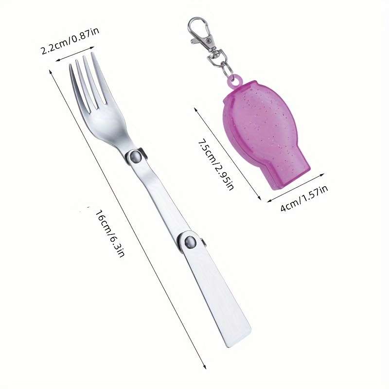 Folding Thickened 304 Stainless Steel Tableware