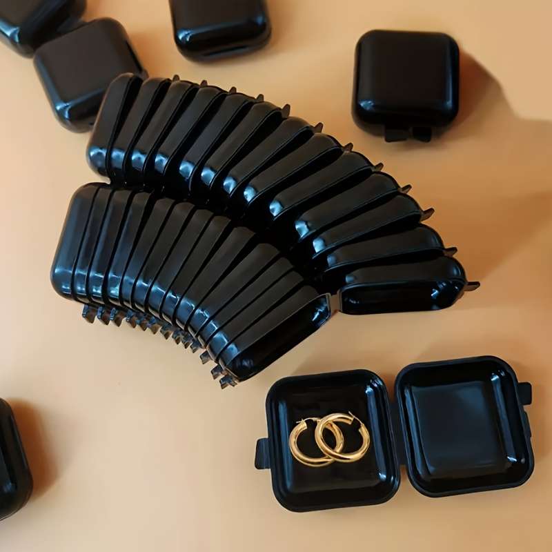 Small Black Storage Box  1Plastic Portable Storage Box