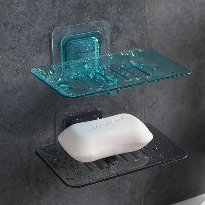 Crystal Clear Wall-Mounted Soap Dish