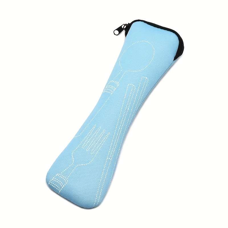 Portable Cutlery Storage Bag With Random Colors