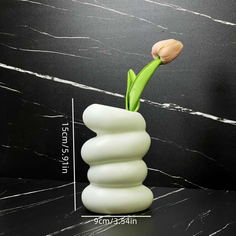 Modern Nordic-Inspired Plastic Vase