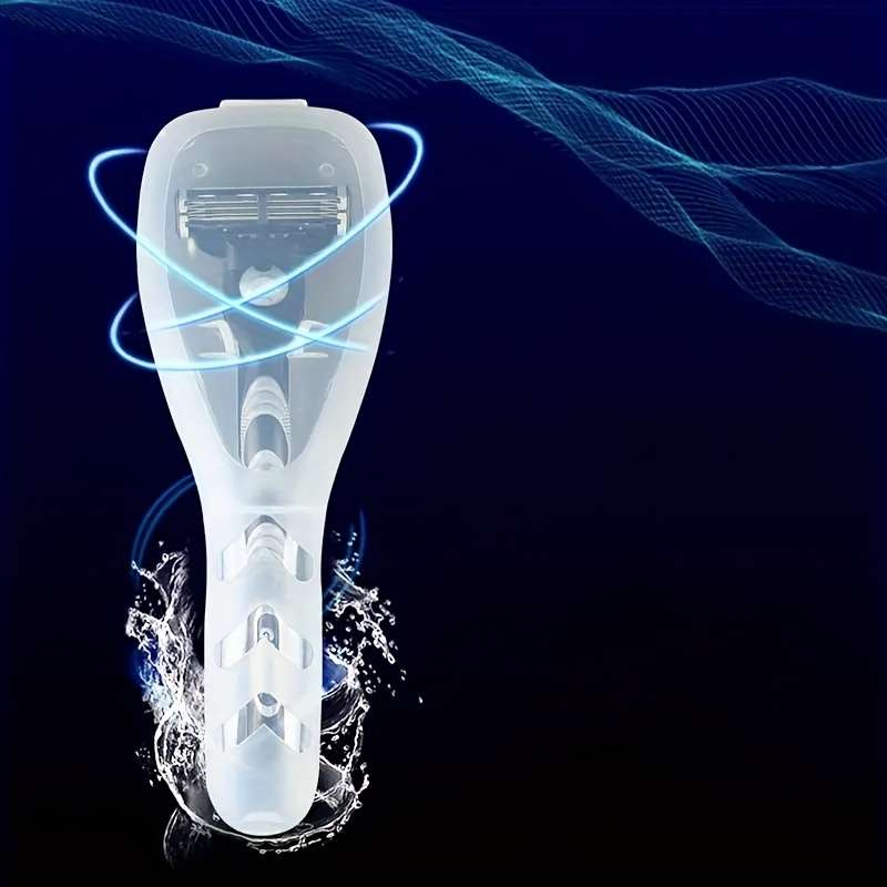 1pc Clear Travel Razor Case