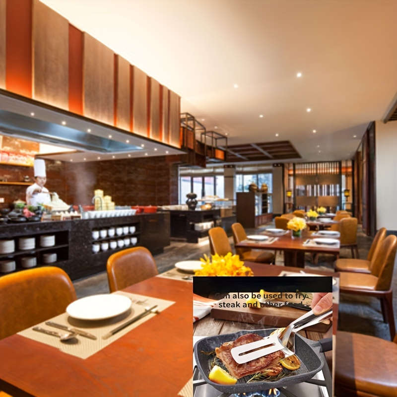 1pc Durable Stainless Steel Fish Spatula Clip