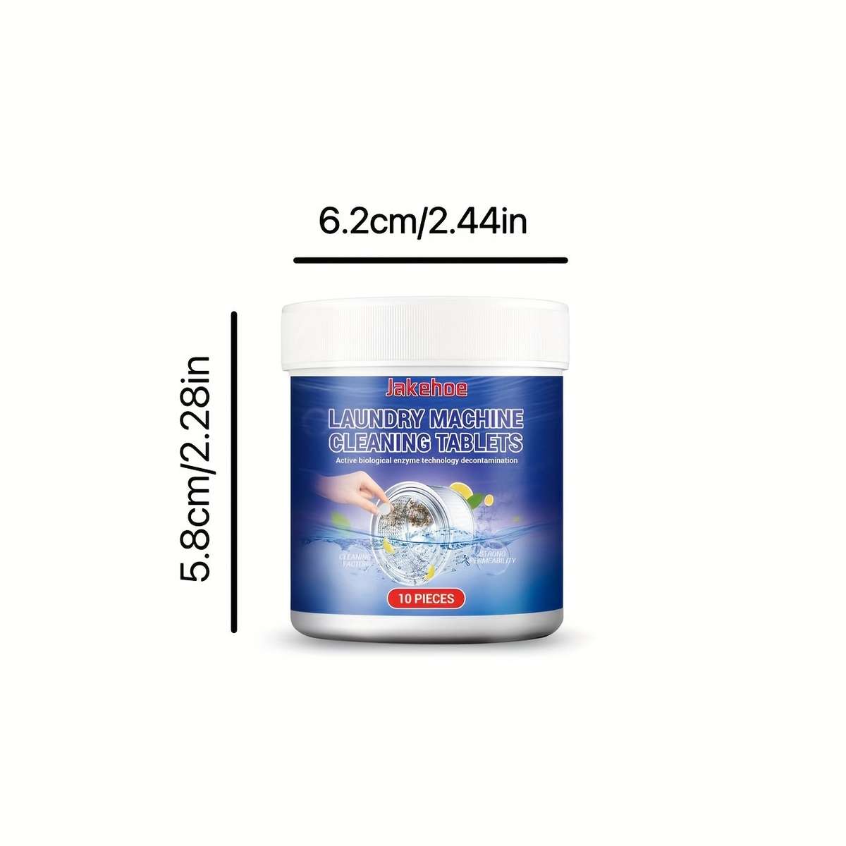 10pcs Multi-Purpose Washing Machine Cleaner Tablets