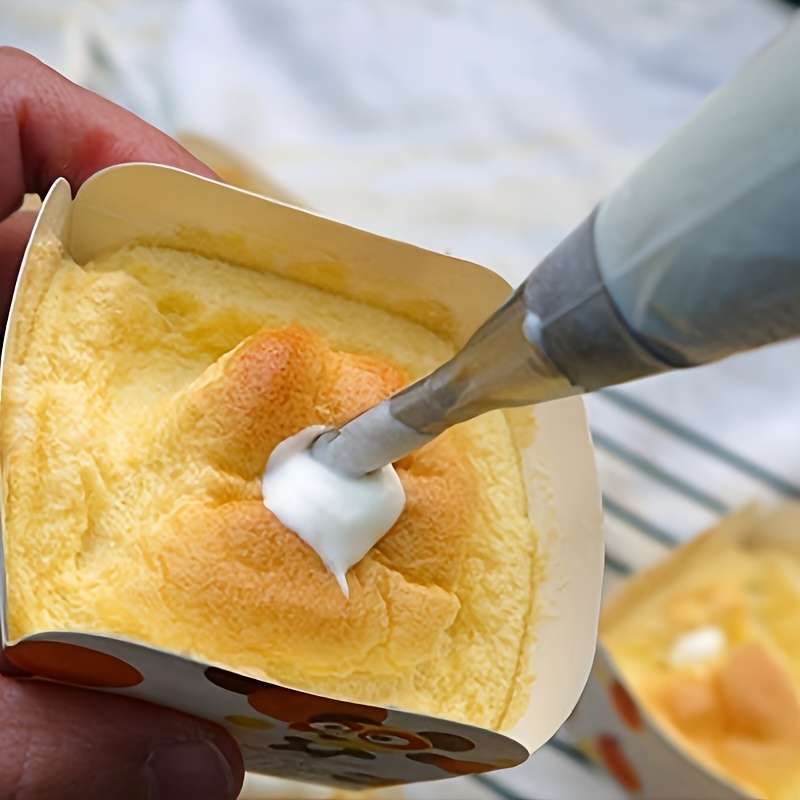 2 Pcs Stainless Steel Pastry Bags