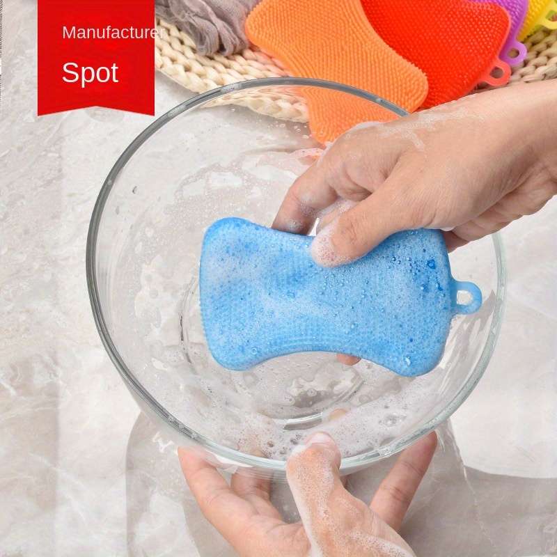 2-Pack Silicone Dishwashing Sponges
