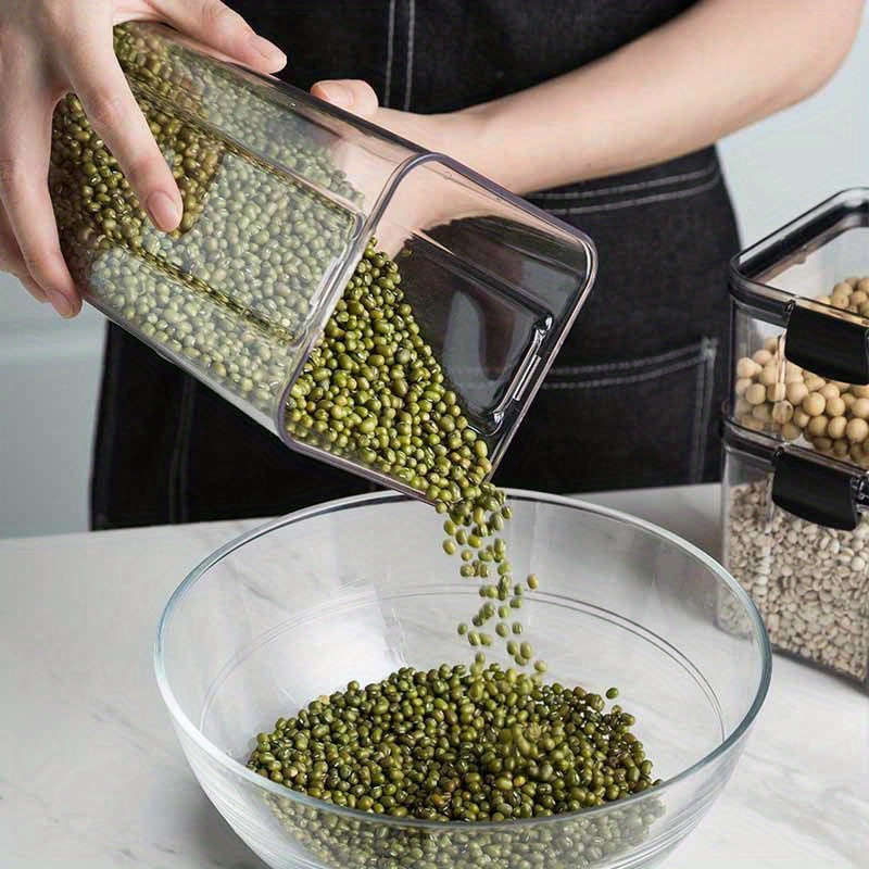 Kitchen Storage Containers PVC Kitchen Pantry Storage Organizer Containers with Lids