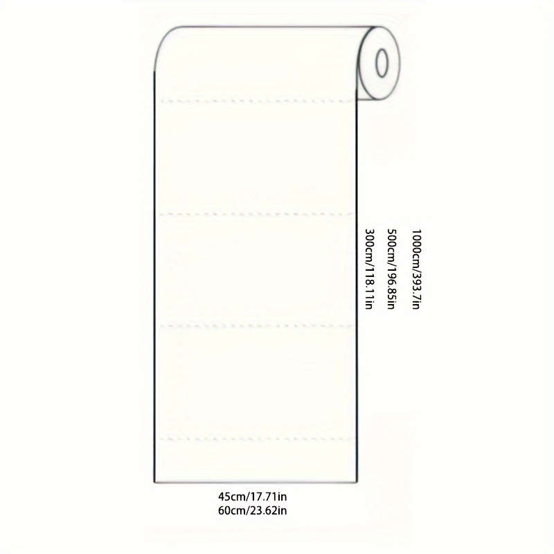 1 Roll Plastic Electrostatic Adhesion Wall Protective Film
