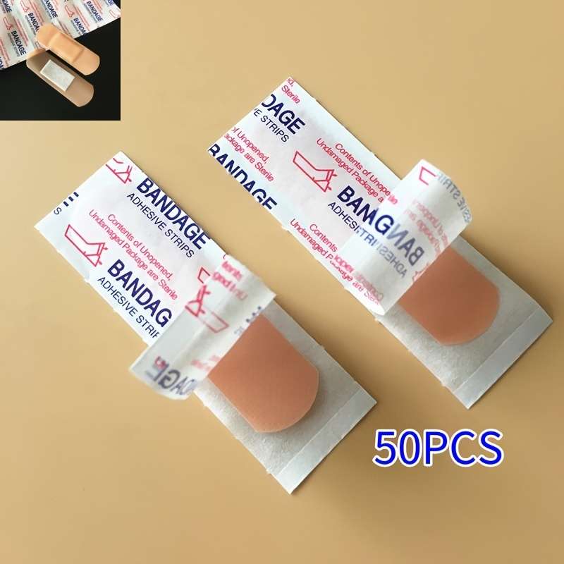 50pcs Emergency Bandage Wound Patch