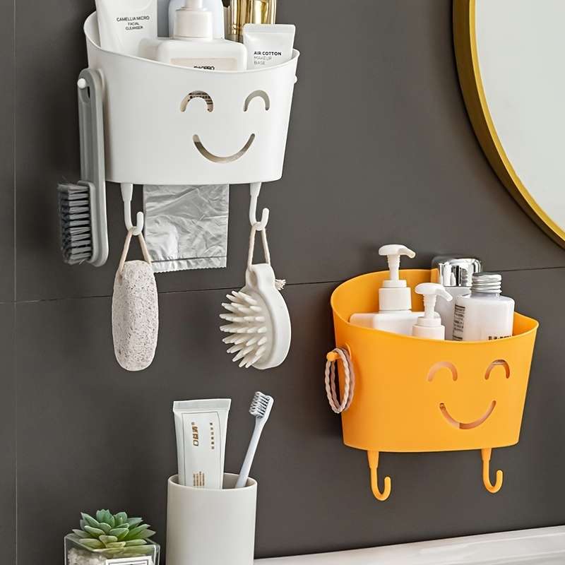 Wall-Mounted Bathroom Shelves