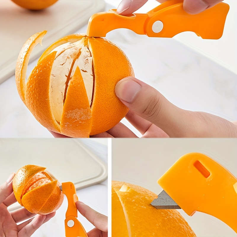 Easy-Grip Plastic Orange Peeler