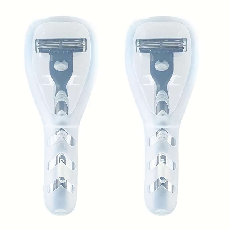 1pc Clear Travel Razor Case