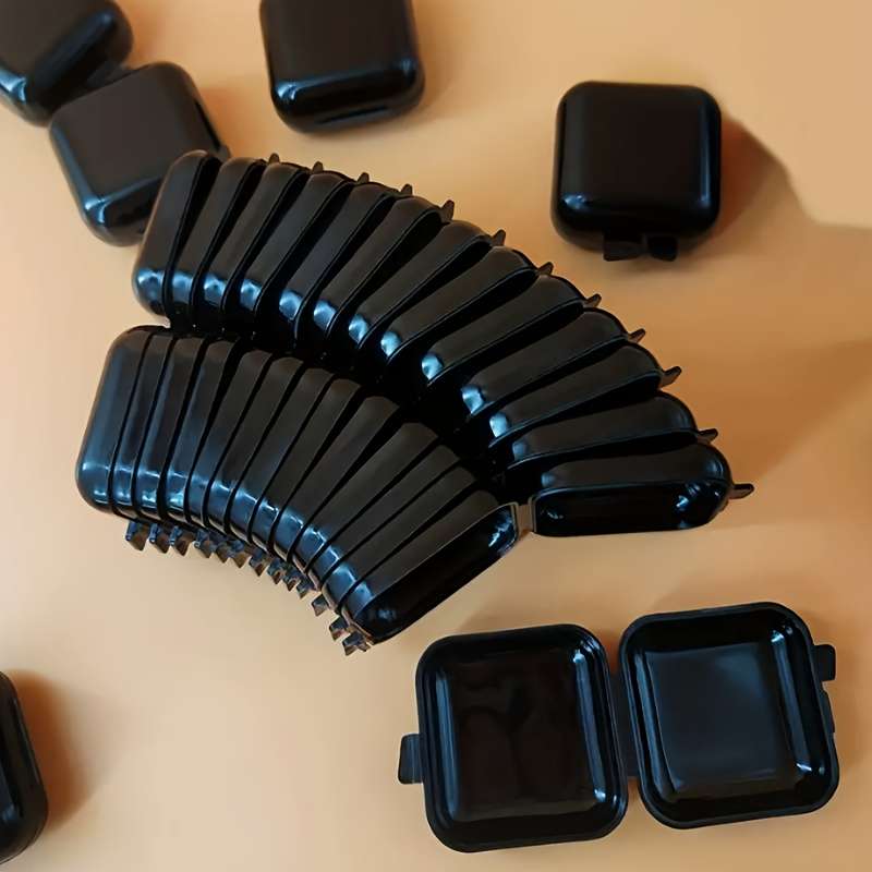 Small Black Storage Box  1Plastic Portable Storage Box