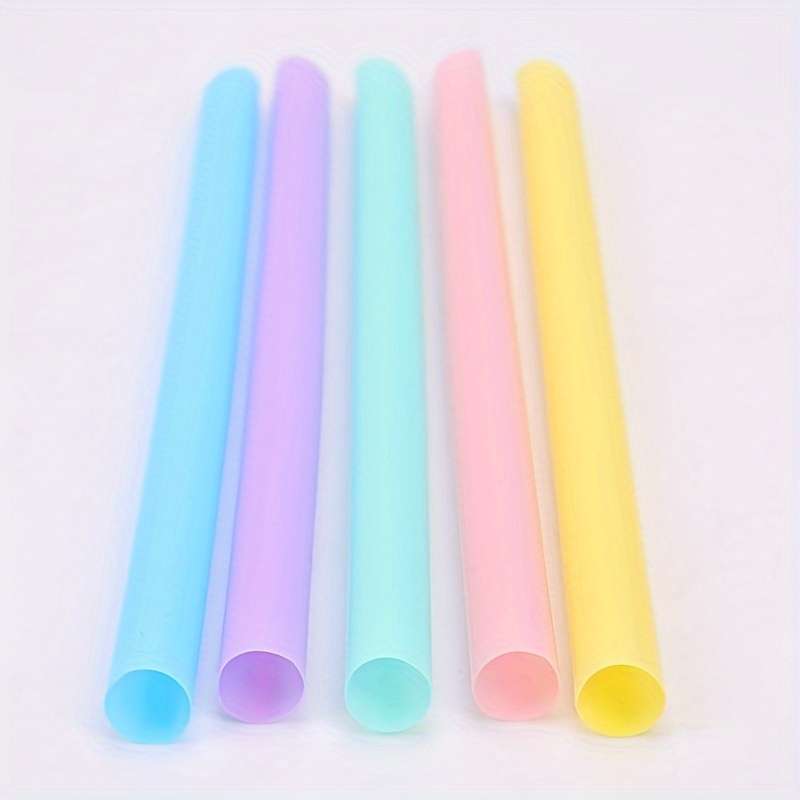 arge Drinking Straws Mixed Colors