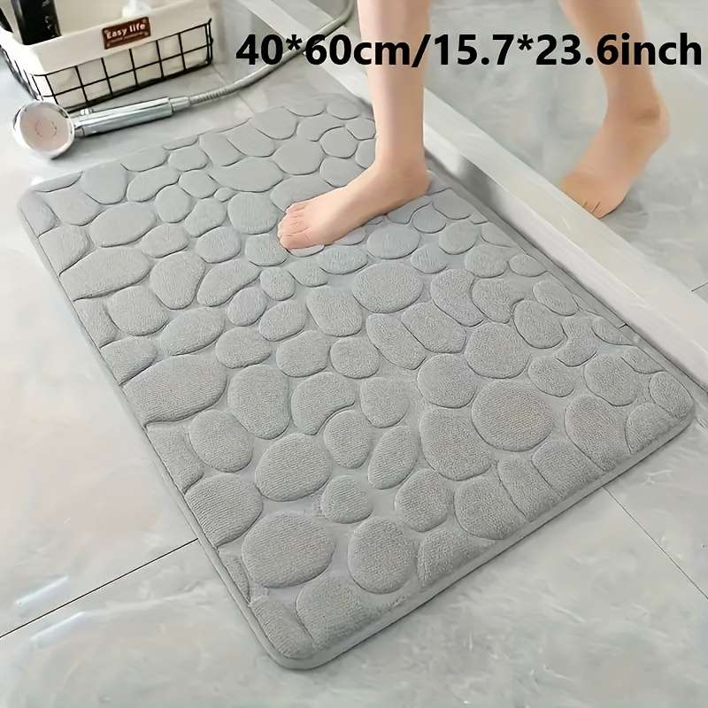1-Pack Quick Dry Absorbent Bathroom Mats in Random
