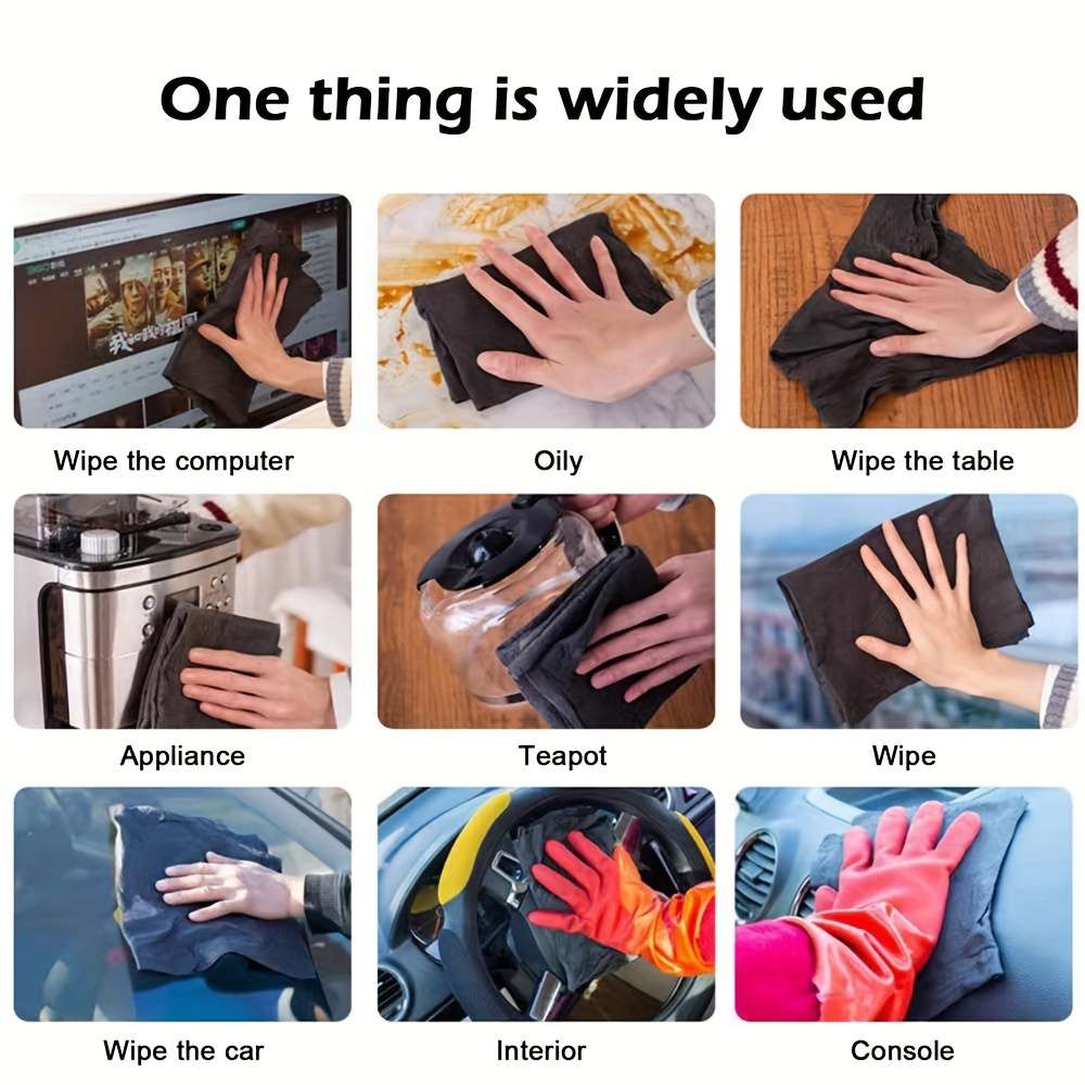 5pcs Magic Glass Cleaning Cloths