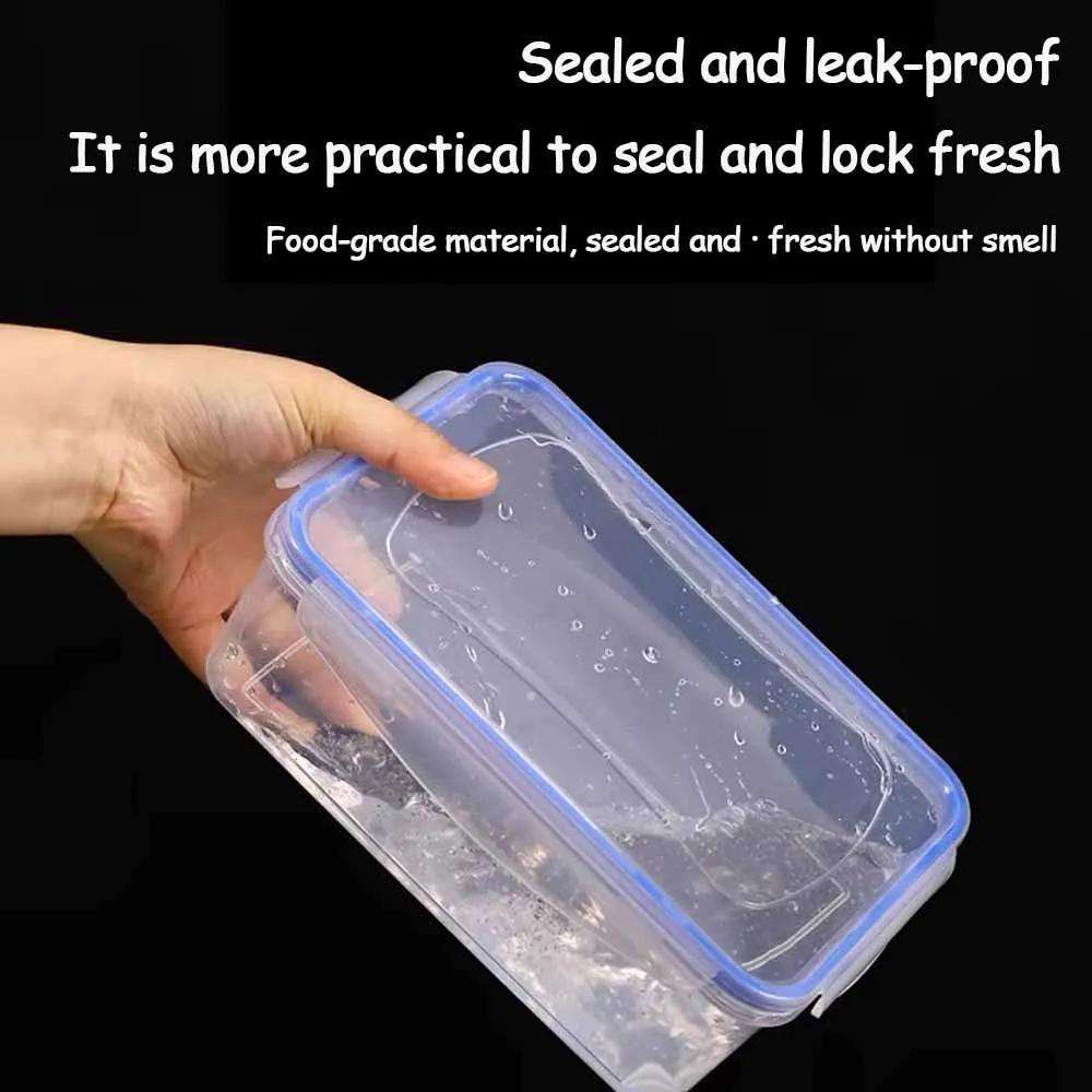 Leak-Proof Plastic Food Storage Containers