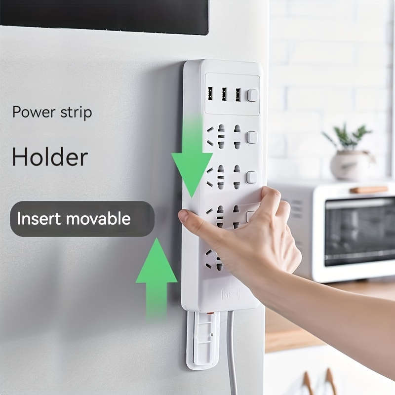 Mounted Power Strip Holder