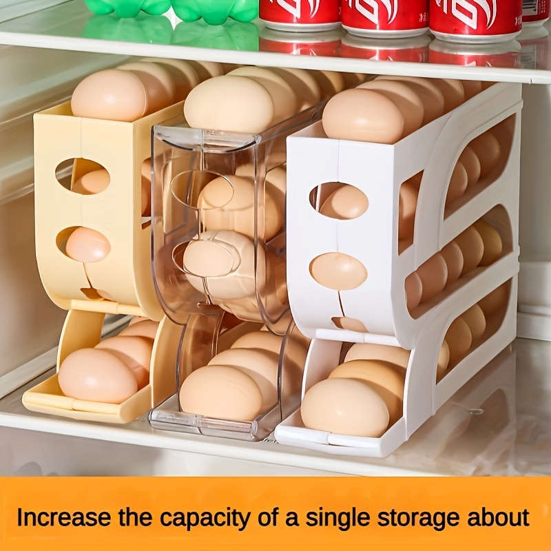 Innovative 3-Tier Egg Storage Rack For Refrigerator